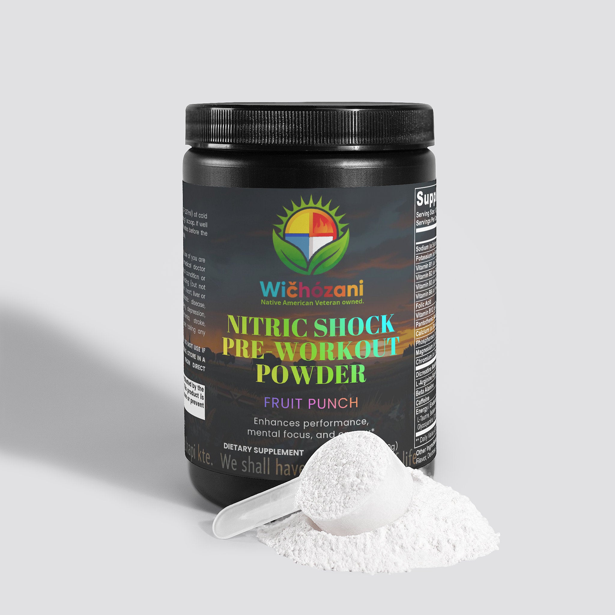 Nitric Shock Pre-Workout Powder (Fruit Punch)